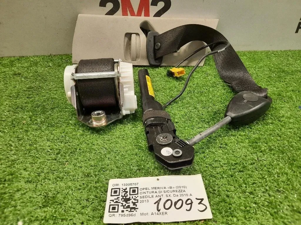 Cintura DI Sicurezza Sedile ANT SX 13305707 Opel Meriva B 2010