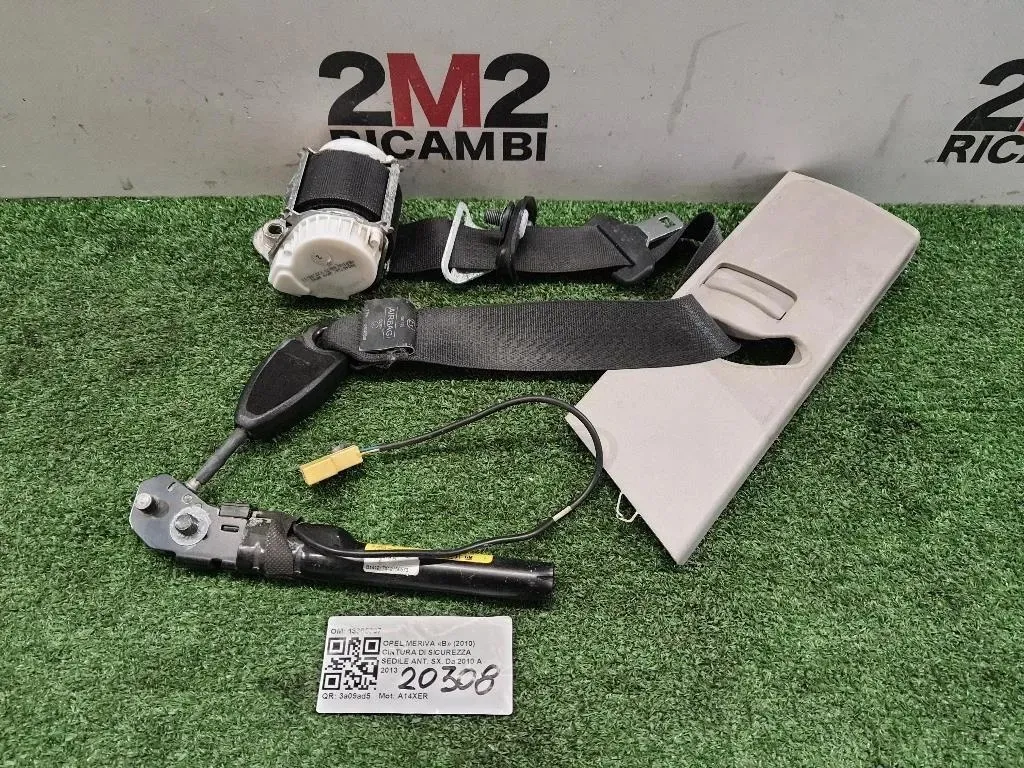 Cintura DI Sicurezza Sedile ANT SX 13305707 Opel Meriva B 2010