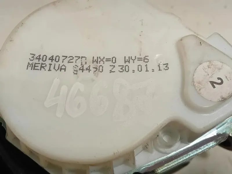 Cintura DI Sicurezza Sedile ANT SX 340407270 Opel Meriva B 2010