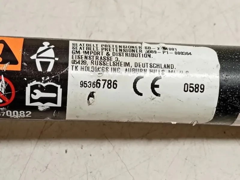 Cintura DI Sicurezza Sedile ANT SX 95366786 Opel Mokka 2013