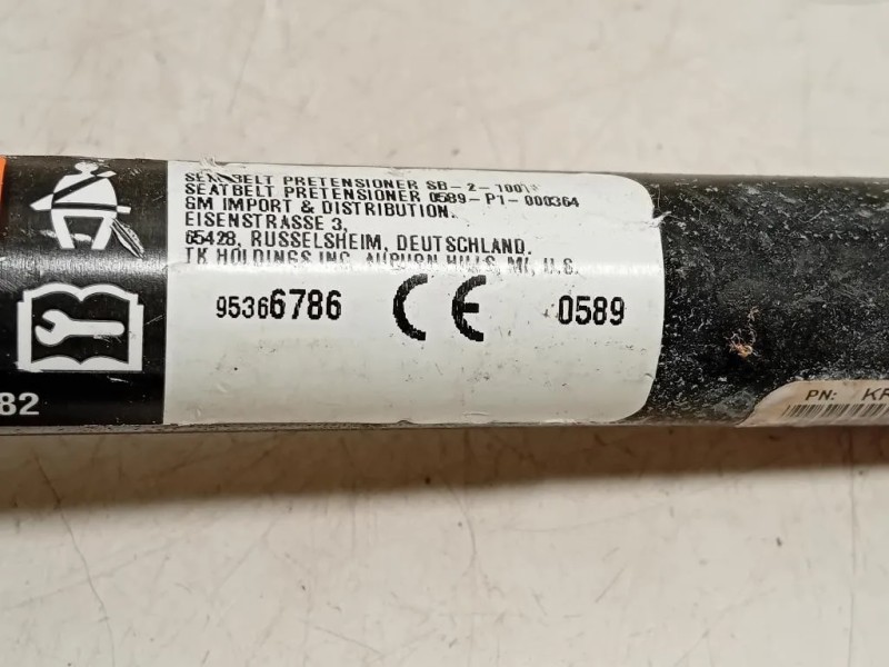 Cintura DI Sicurezza Sedile ANT SX 95366786 Opel Mokka 2013