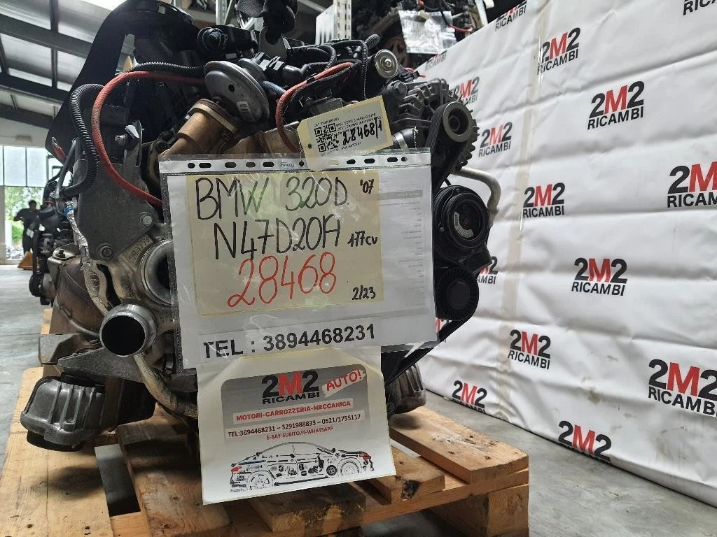 Motore Completo N47D20A 177CV 130KW Bmw Serie 3 E92 Coupe 2007