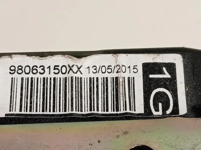 Cintura DI Sicurezza Sedile ANT SX 98063150XX Peugeot 2008 I 2016