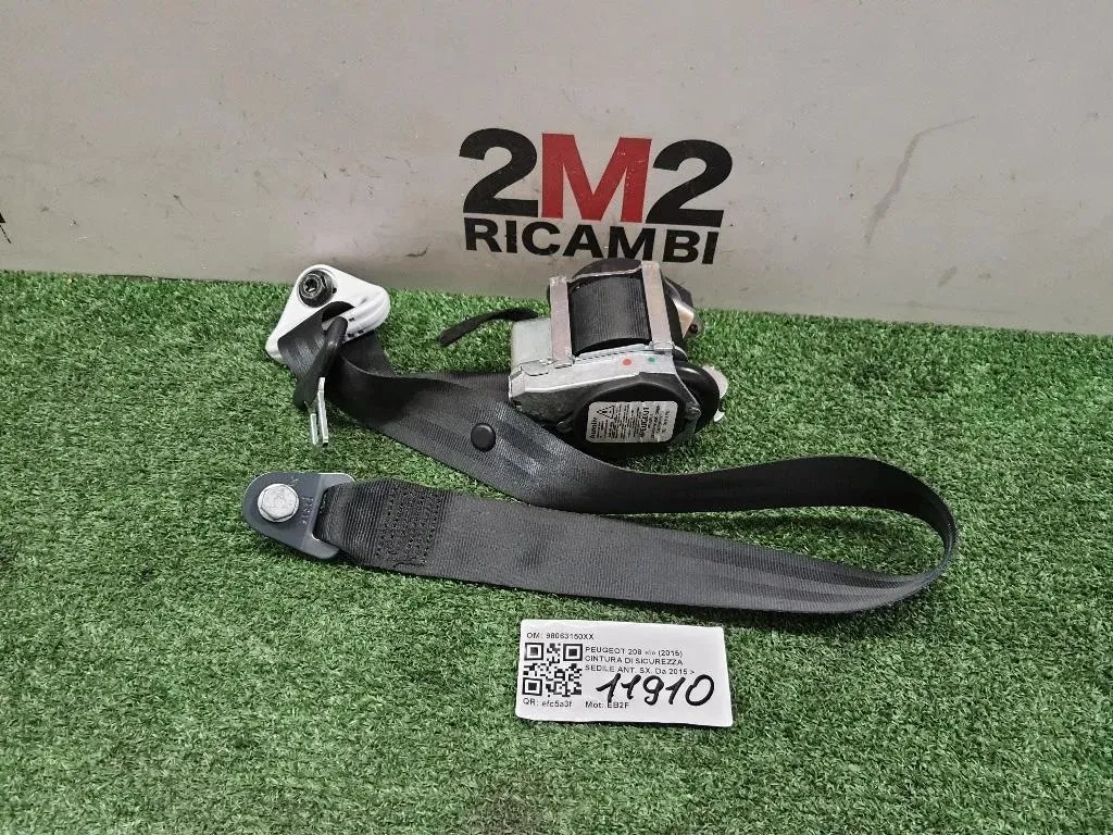 Cintura DI Sicurezza Sedile ANT SX 98063150XX Peugeot 208 I 2015