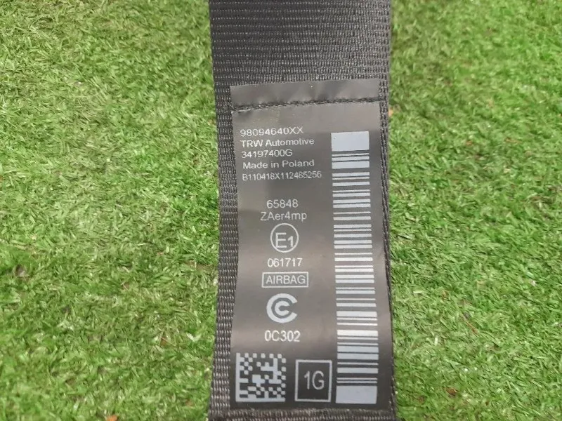 Cintura DI Sicurezza Sedile ANT SX 98094640XX 5008 3008 Peugeot 3008 II 2020