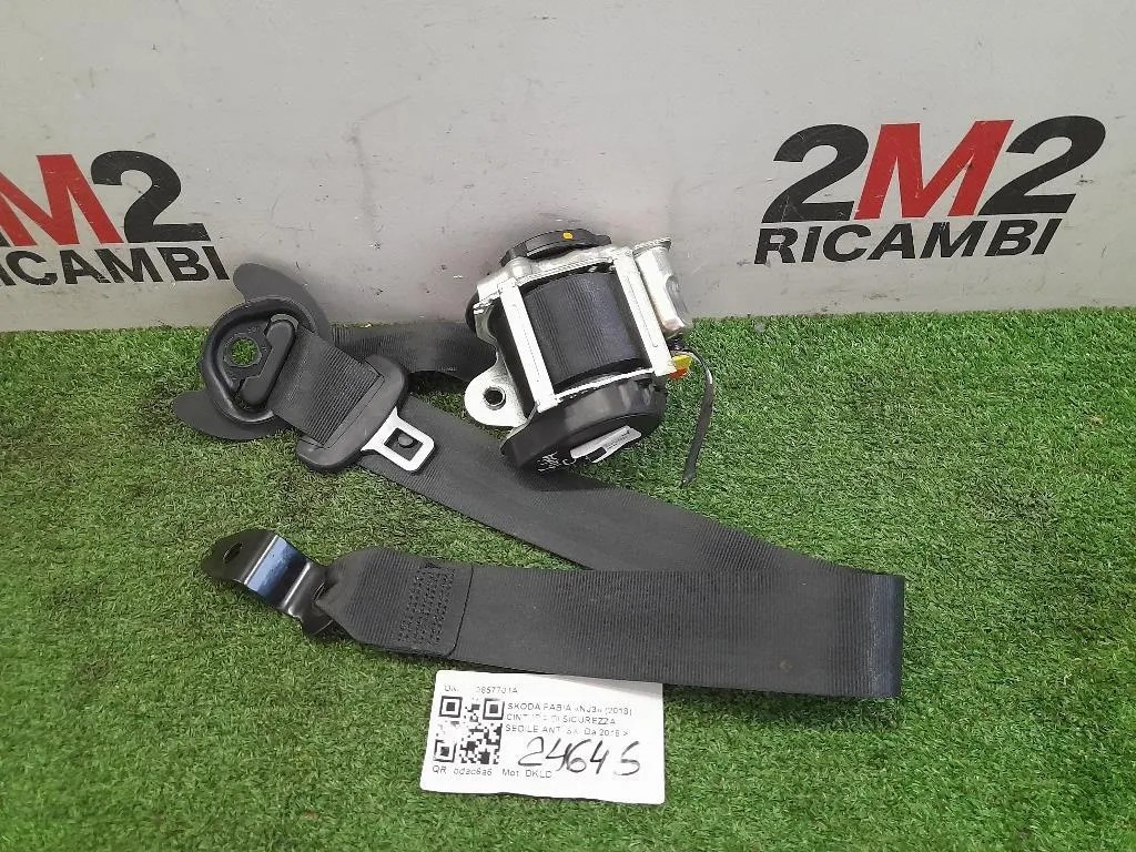 Cintura DI Sicurezza Sedile ANT SX 6V0857701A Skoda Fabia NJ3 2018