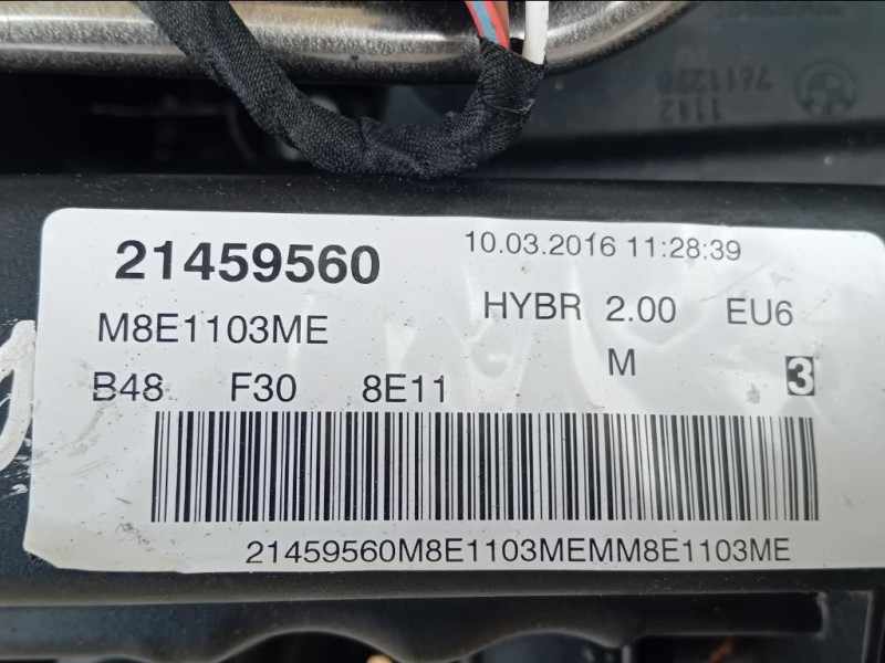 Motore Completo B48B20A 184 CV 135 KW Bmw Serie 3 F30 Berlina 2015