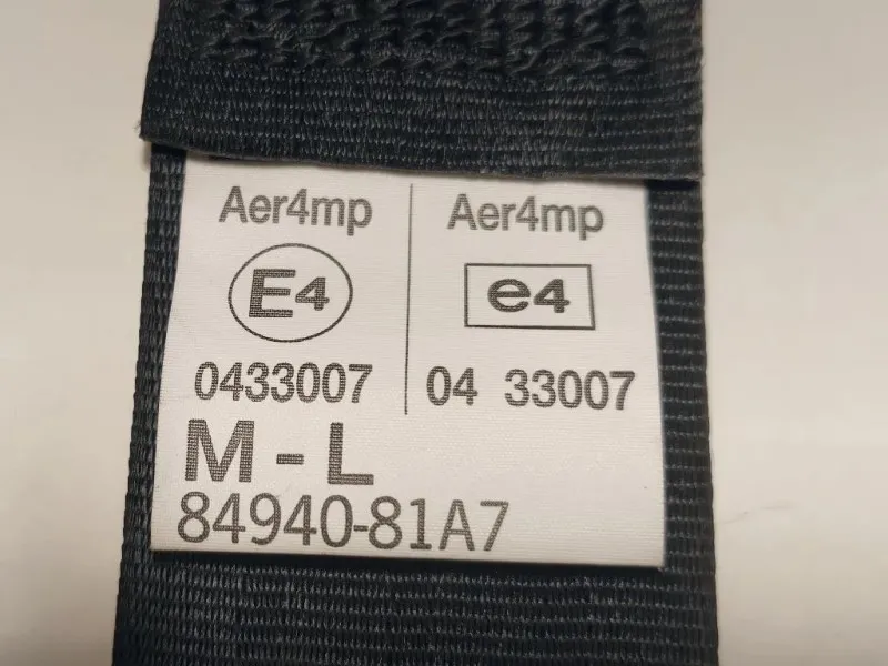 Cintura DI Sicurezza Sedile ANT SX 84940-81A7 8490281AL2BHE Suzuki Jimny I 1999