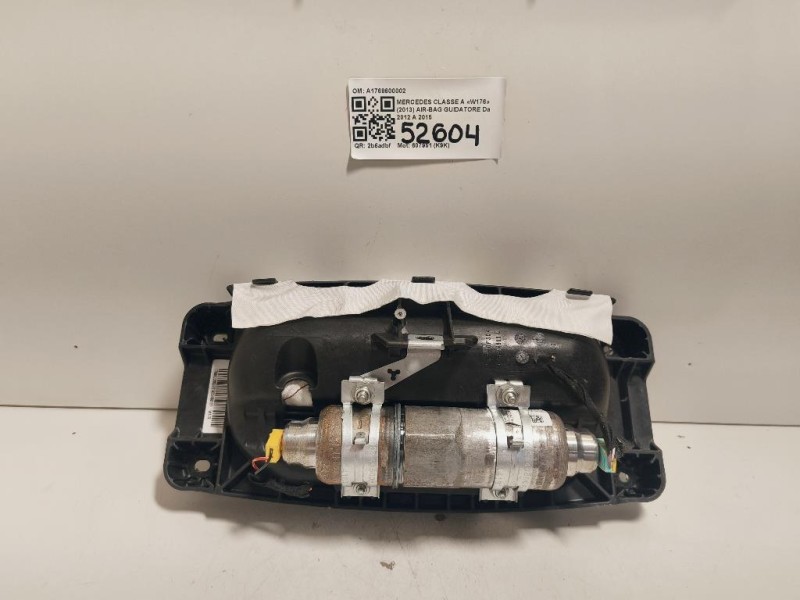 Air-bag Passeggero A1768600002 Mercedes Classe A W176 2013