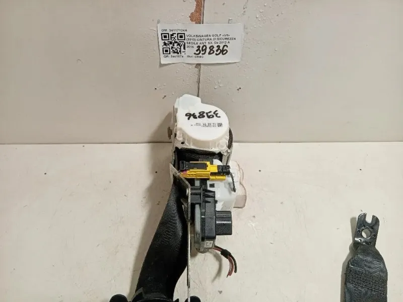 Cintura DI Sicurezza Sedile ANT SX 34117124A Volkswagen GOLF VII 2013
