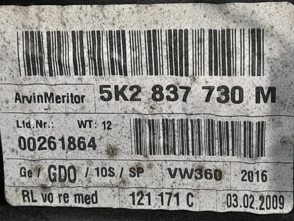 Porta ANT DX 5K4831056H Volkswagen GOLF VI 2009