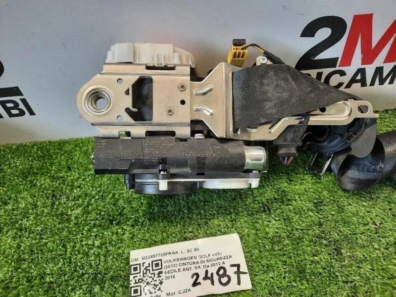 Cintura DI Sicurezza Sedile ANT SX 5G3857705FRAA Volkswagen GOLF VII 2013