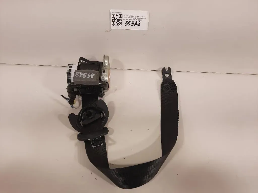 Cintura DI Sicurezza Sedile ANT SX 3063559 Volkswagen GOLF VII 2017
