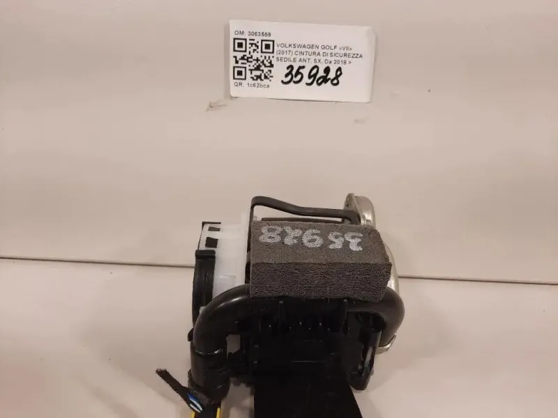 Cintura DI Sicurezza Sedile ANT SX 3063559 Volkswagen GOLF VII 2017