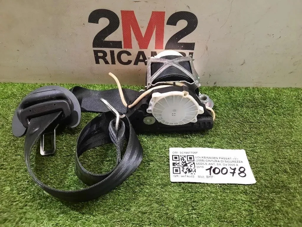 Cintura DI Sicurezza Sedile ANT SX 3C1857705F Volkswagen Passat V 2005