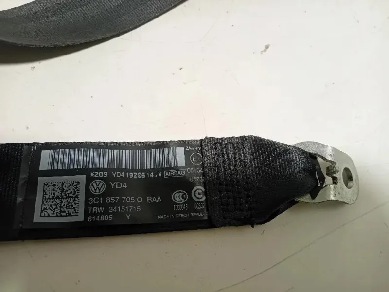 Cintura DI Sicurezza Sedile ANT SX 3C1 857 705 Q Volkswagen Passat V 2005