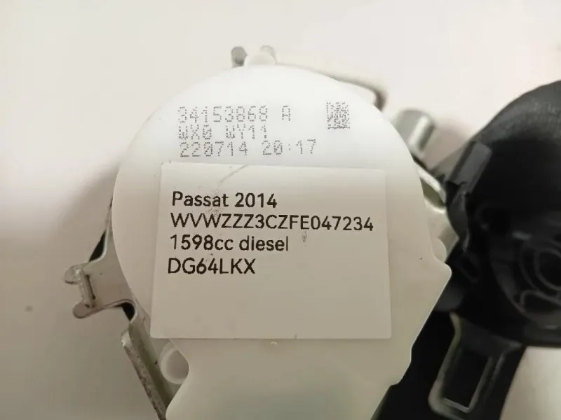 Cintura DI Sicurezza Sedile ANT SX 3C1 857 705 Q Volkswagen Passat V 2005