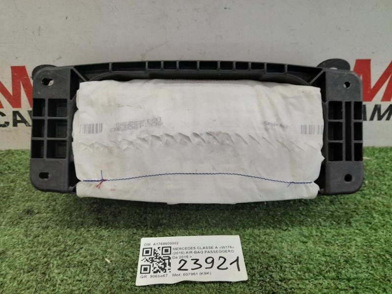 Air-bag Passeggero A1768600002 Mercedes Classe A W176 2015