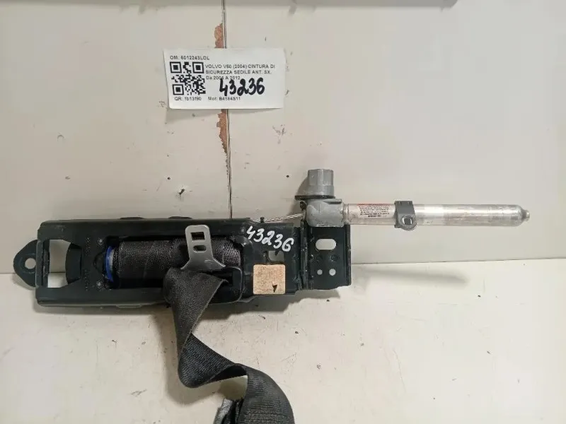 Cintura DI Sicurezza Sedile ANT SX 6012243LOL Volvo V50 2004