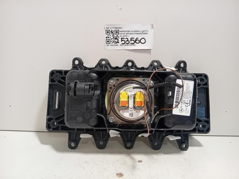 Air-bag Passeggero A1778602601 Mercedes Classe A W177 2018
