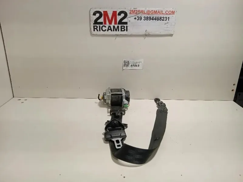 Cintura DI Sicurezza Sedile ANT SX 616155700 Volvo V60 I 2010