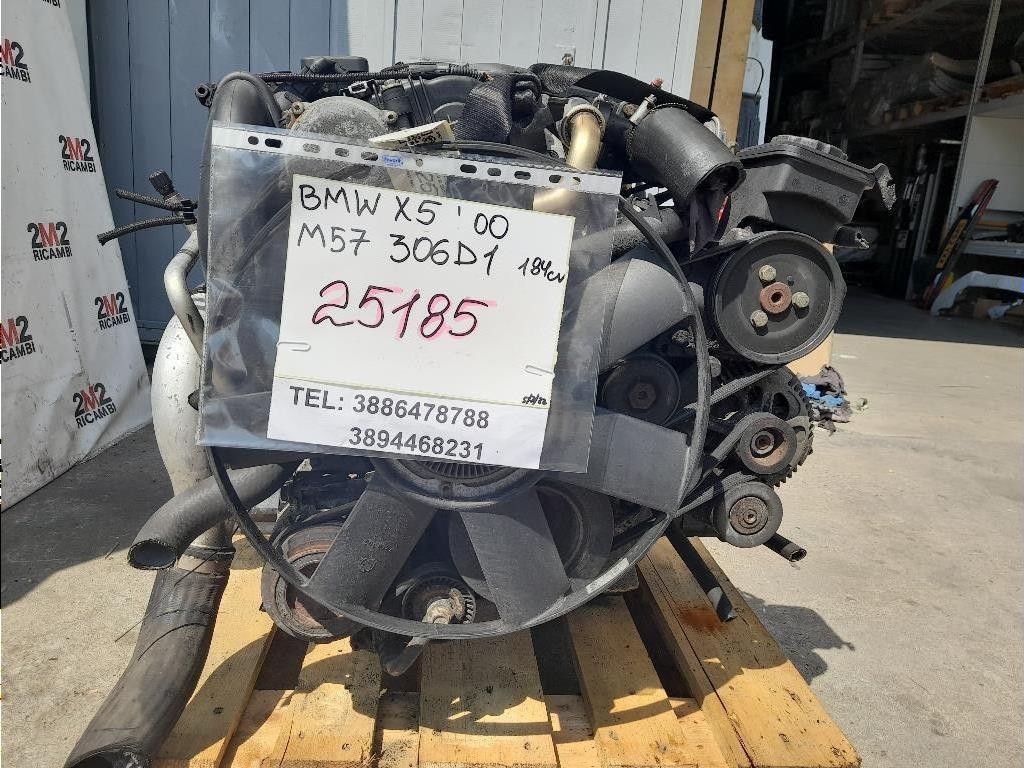 Motore Completo M57 306D1 184 CV 135 KW Bmw X5 E53 2000