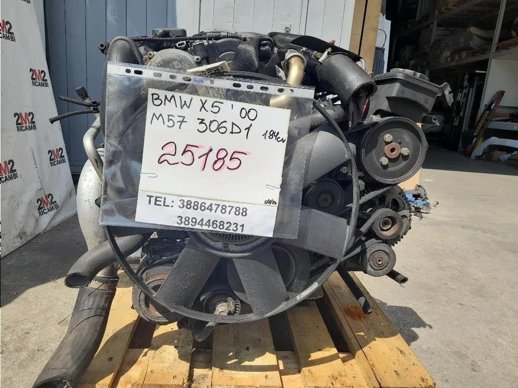 Motore Completo M57 306D1 184 CV 135 KW Bmw X5 E53 2000