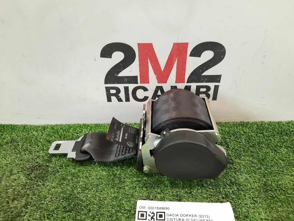 Cintura DI Sicurezza Sedile Centrale POST 6001549690 Dacia Dokker 2013