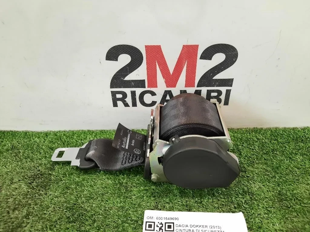Cintura DI Sicurezza Sedile Centrale POST 6001549690 Dacia Dokker 2013