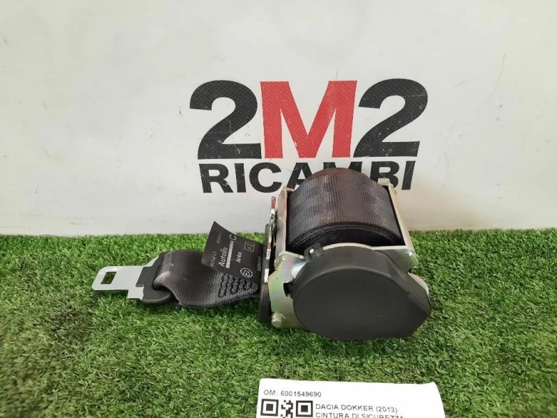 Cintura DI Sicurezza Sedile Centrale POST 6001549690 Dacia Dokker 2013