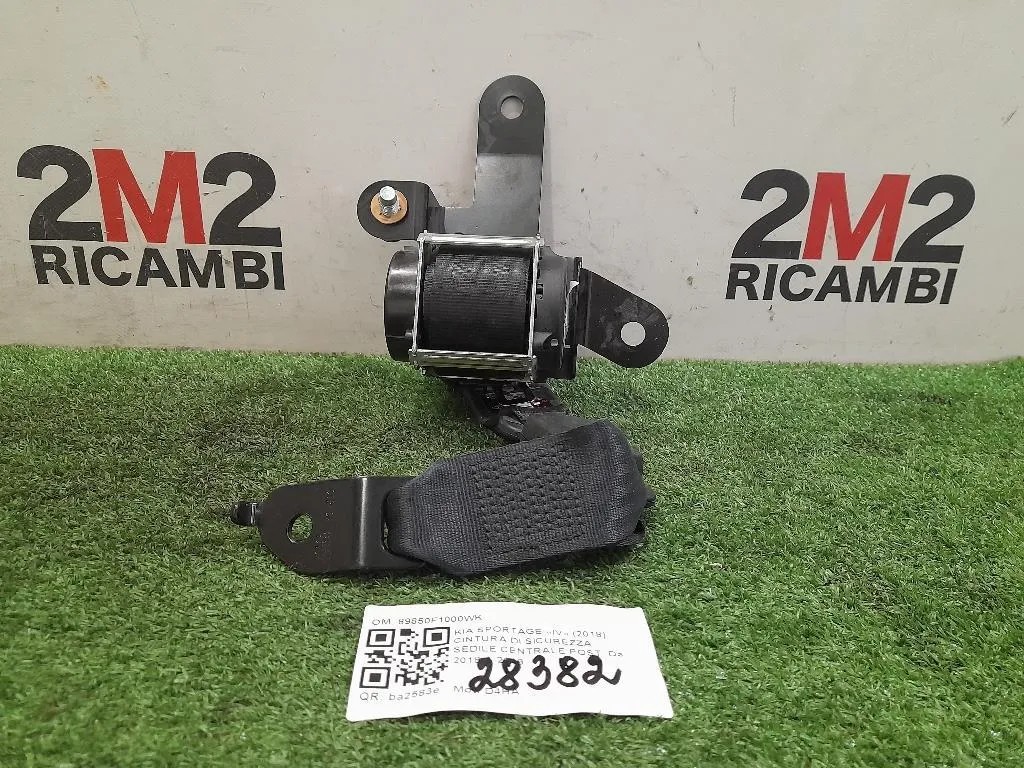 Cintura DI Sicurezza Sedile Centrale POST 89850F1000WK Kia Sportage IV 2018