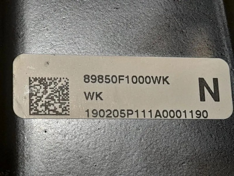 Cintura DI Sicurezza Sedile Centrale POST 89850F1000WK Kia Sportage IV 2018