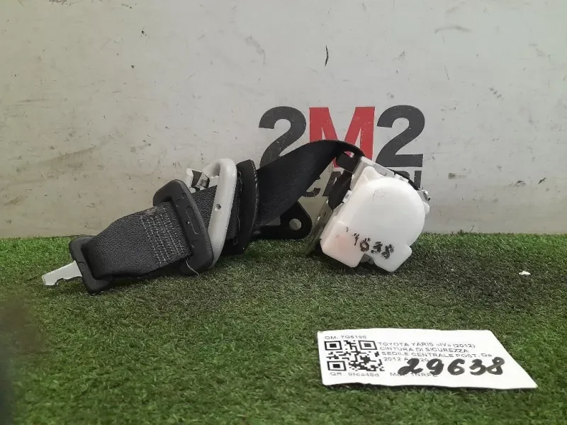Cintura DI Sicurezza Sedile Centrale POST 7G5190 Toyota Yaris IV 2012
