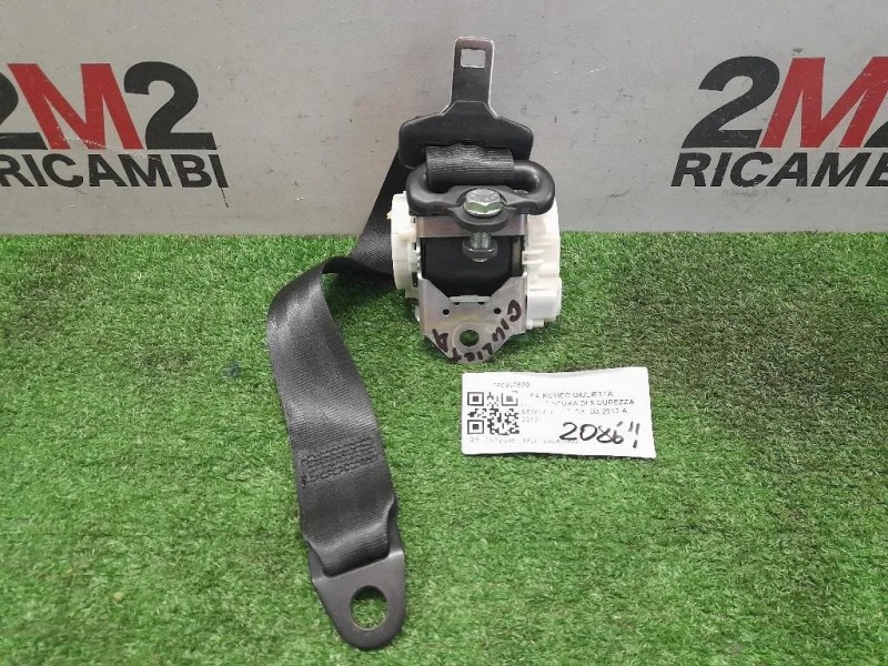Cintura DI Sicurezza Sedile POST DX 01560967620 Alfa Romeo Giulietta 2010