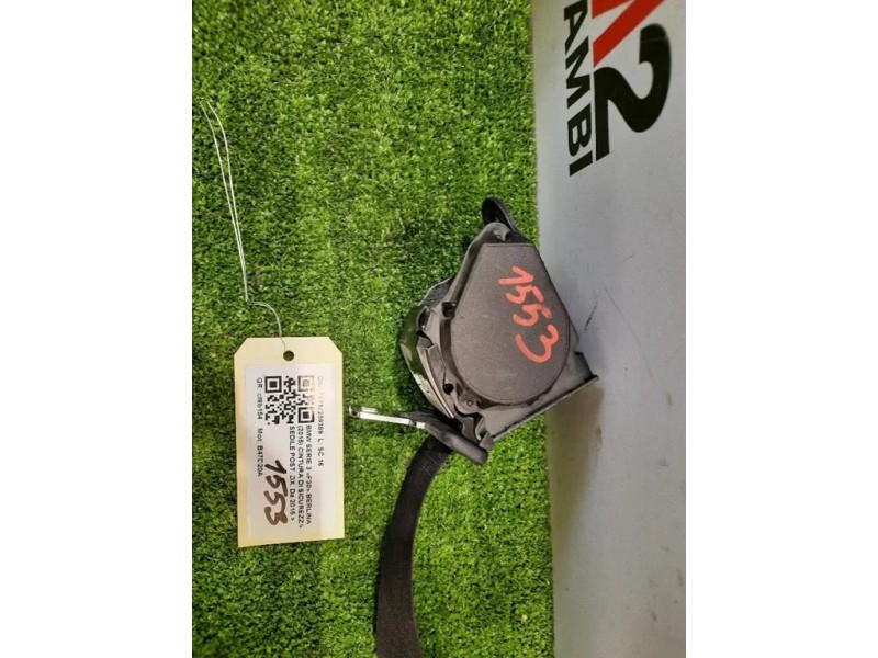 Cintura DI Sicurezza Sedile POST DX 72117259389 Bmw Serie 3 F30 Berlina 2015