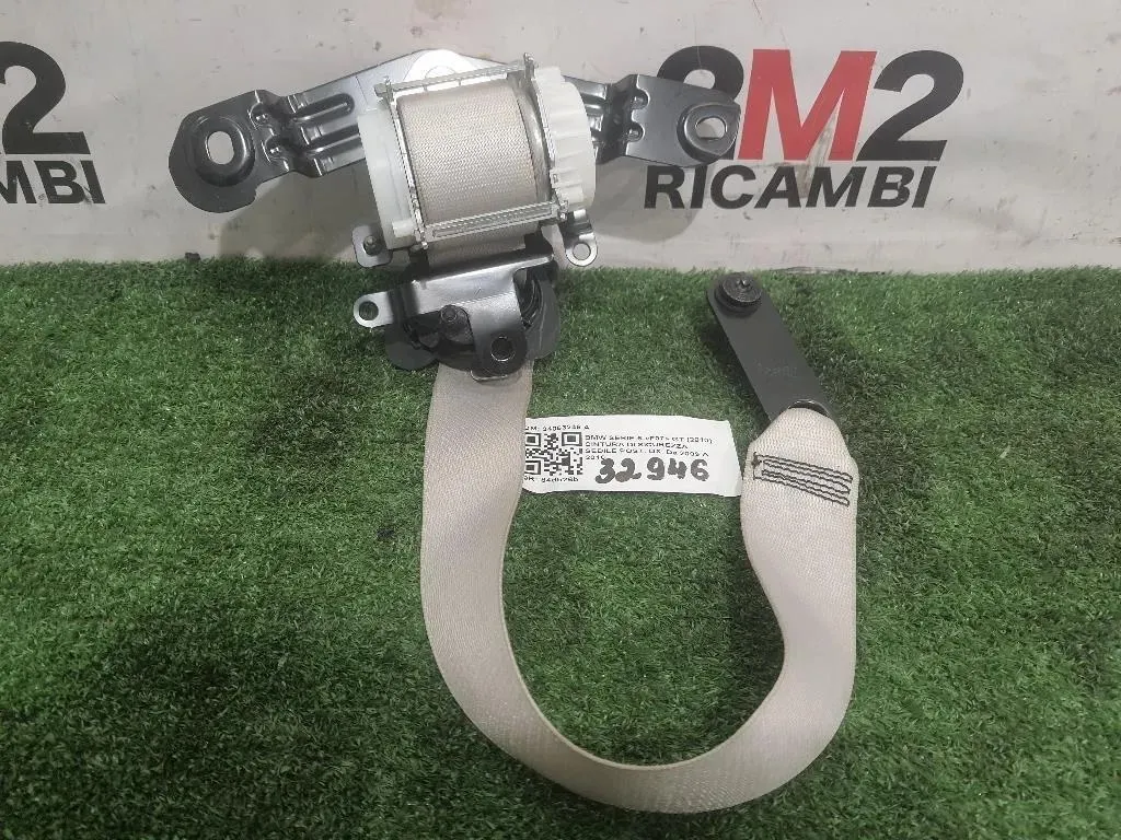 Cintura DI Sicurezza Sedile POST DX 34063246 A Bmw Serie 5 F07 GT 2010