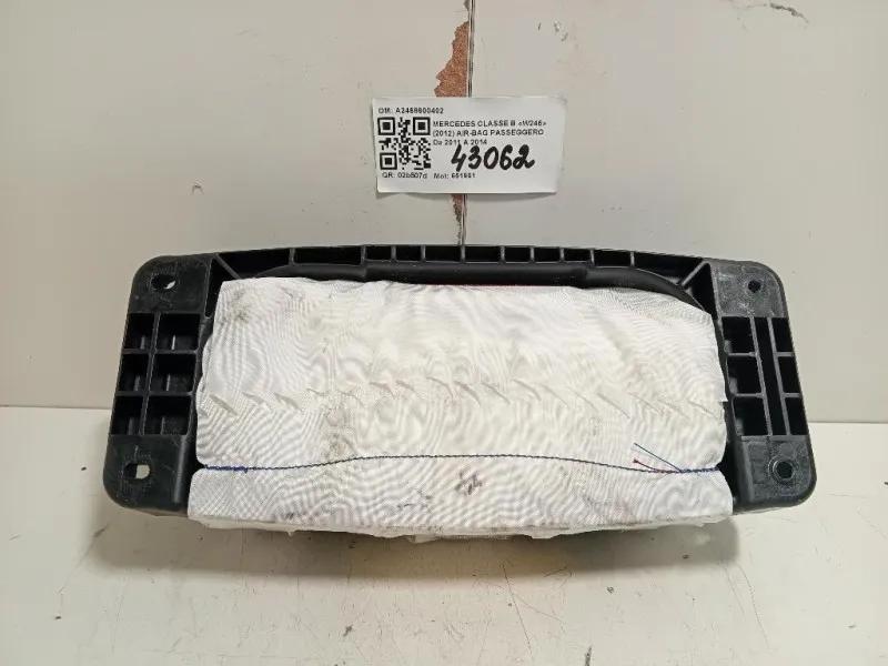 Air-bag Passeggero A2468600402 Mercedes Classe B W246 2012