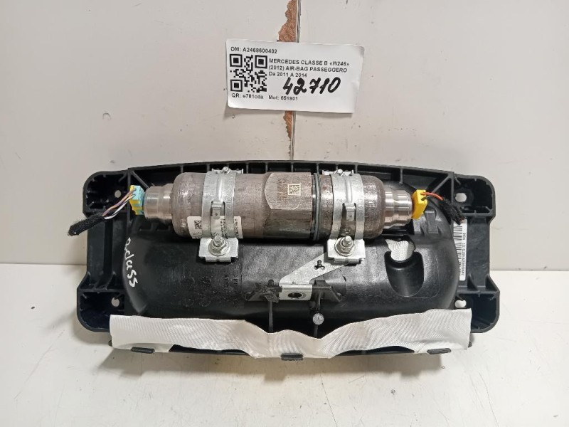 Air-bag Passeggero A2468600402 Mercedes Classe B W246 2012