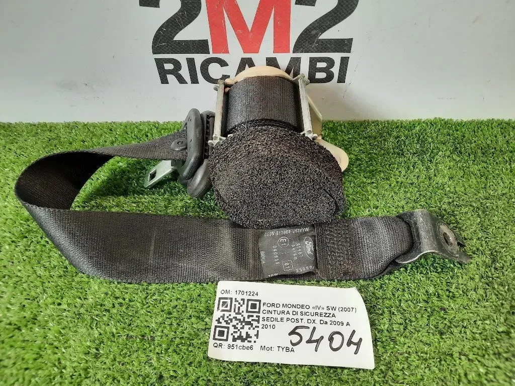 Cintura DI Sicurezza Sedile POST DX 1701224 Ford Mondeo IV SW 2007
