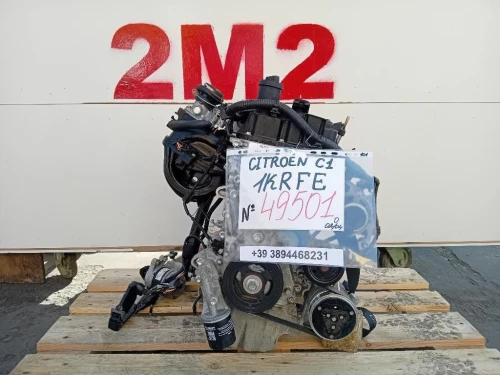 Motore Completo 1KRFE 69 CV 51 KW Citroen C1 II 2014