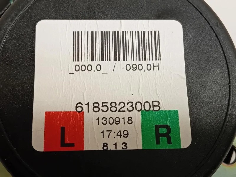 Cintura DI Sicurezza Sedile POST DX 618582300B Land Rover Range Rover Evoque I 2011