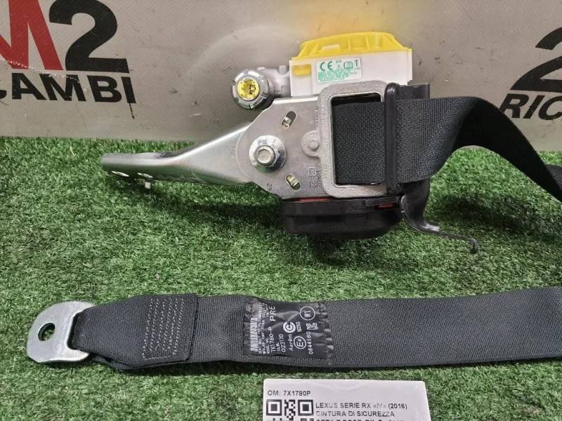 Cintura DI Sicurezza Sedile POST DX 7X1780P Lexus Serie RX IV 2016