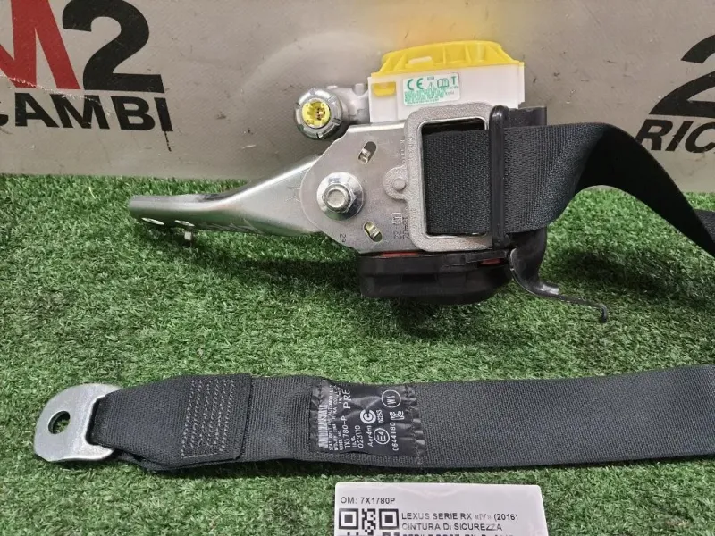 Cintura DI Sicurezza Sedile POST DX 7X1780P Lexus Serie RX IV 2016