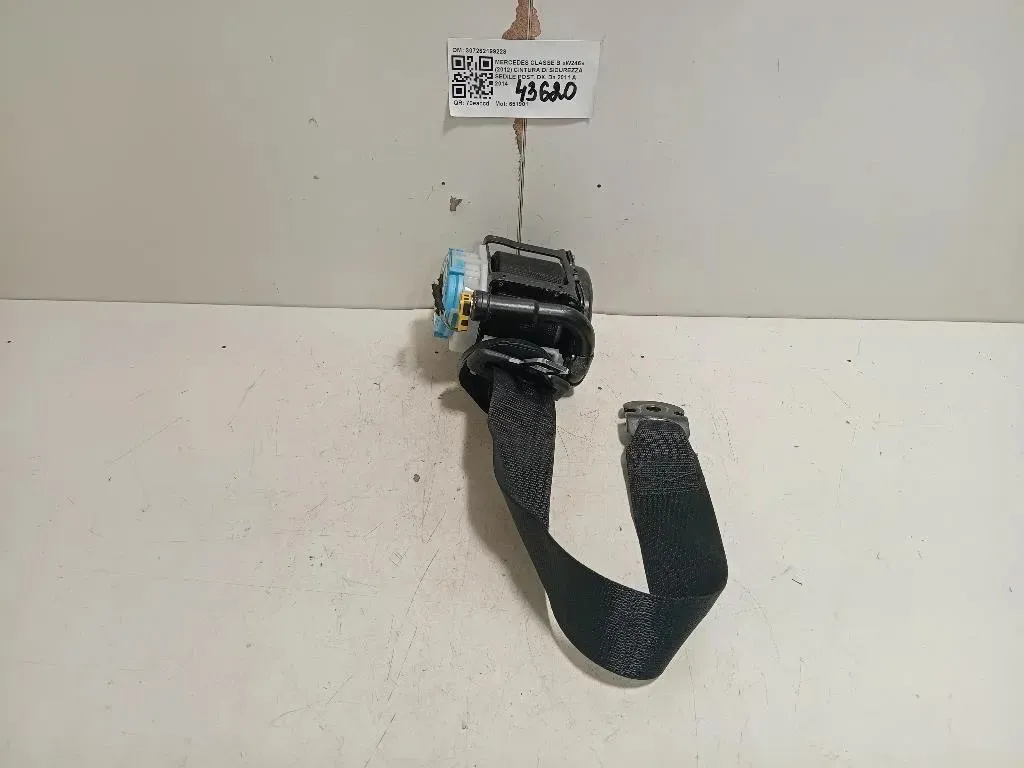 Cintura DI Sicurezza Sedile POST DX 307262199228 Mercedes Classe B W246 2012