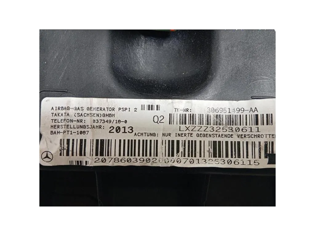 Air-bag Passeggero 3054284 Mercedes Classe C W204 2011