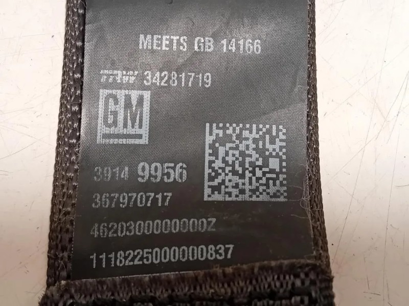 Cintura DI Sicurezza Sedile POST DX 39149956 Opel Astra K 2016