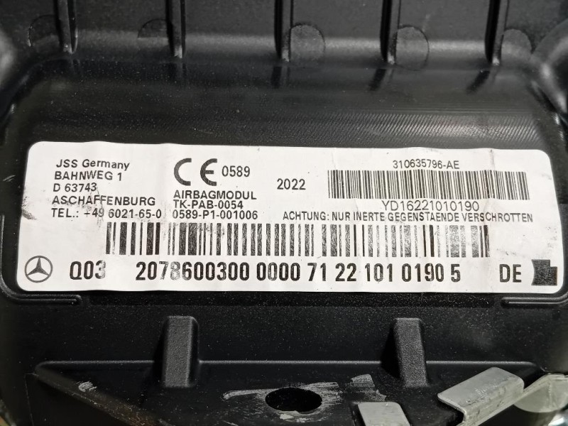 Air-bag Passeggero 3110164 Mercedes Classe C W204 2011