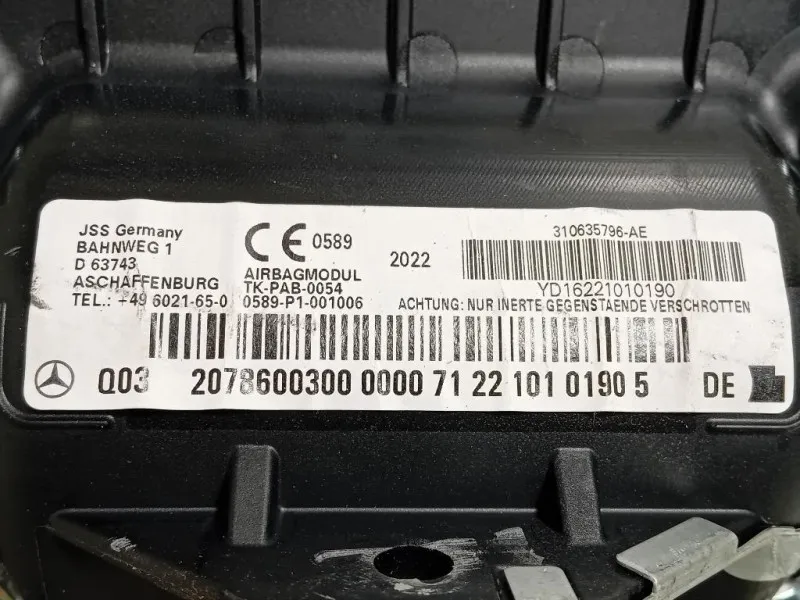 Air-bag Passeggero 3110164 Mercedes Classe C W204 2011