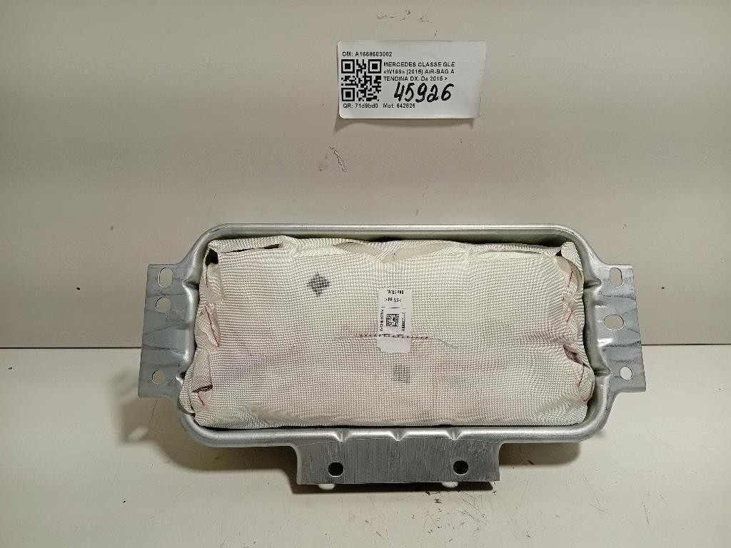 Air-bag Passeggero A1668602402 Mercedes Classe GLE W166 2015