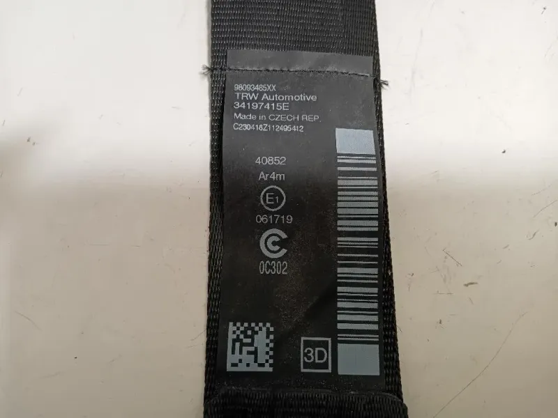 Cintura DI Sicurezza Sedile POST DX 8975SJ Peugeot 5008 I 2010